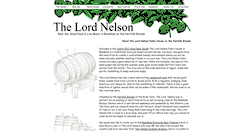 Desktop Screenshot of lordnelsonpub.com